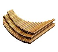 Flauto Di Pan Professionale Strumento Professionale Per Flauto Di Pan 22 Tubi Tubo Lungo Per Basso Sinistro Adulto Per Principianti(F major 22-tube left-hand bass long tube)