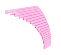 flauto di pan professionale Tubi Di Pan In Plastica Blu Rosa Mano Destra 22 Tubi Di Pan Con Chiave G Strumenti Musicali Popolari Fatti A Mano (Color : Pink)