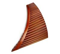 Flauto di Pan Strumento A Fiato Fatto A Mano In Bambù 25 Tubi Flauto Di Pan C Chiave Pan Pipes Strumento A Fiato Con Custodia Protettiva (Color : Left)