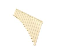 flauto Di Pan Strumento A Fiato Flauto Di Pan In Do A 16 E 18 Canne Facile Da Imparare Per Principianti Strumento Speciale Che Può Essere Smontato(16 beige)