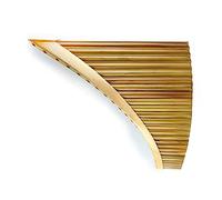 Flauto di Pan Strumento Musicale Tradizionale Cinese In Bambù Naturale 25 Tubi Flauto Di Pan C Key Pan Pipes (Color : Right)