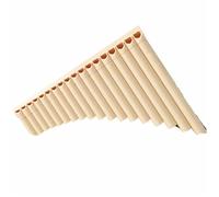 Flauto Di Pan Temperamento Equabile In Resina A Dodici Toni Per Insegnamento Del Flauto Di Pan A Doppia A 16 Tubi E 18(18-tube off-white)