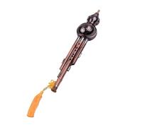 Flauto Di Zucca A Tre Note C Chiave Strumento Musicale Tradizionale Cinese Realizzato In Alluminio Con Tubo Placcato In Rame Novizio Hulusi