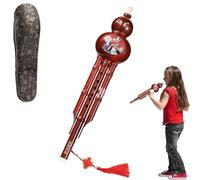 Flauto di zucca cinese, tradizionale flauto di zucca Hulusi,Flauto di zucca etnico per bambini | Strumento educativo musicale con suono caldo e morbido per appassionati, bambini, giocatori
