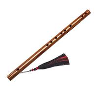 Flauto Dizi Mini Flauto Di Bambù Entry-level Senza Foro Per La Membrana Flauto Portatile Per Principianti Con Accessori(D Key)