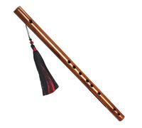 Flauto Dizi Mini Flauto Traverso Portatile In Bambù Entry-level Senza Foro Per Membrana Per Principianti Con Accessori(G Key)