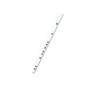 Flauto Dizi Mini Piccolo Flauto Traverso Ingresso Flauto Di Bambù Strumento Per Principianti Piccolo Flauto Portatile(White,D Key)