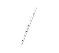 Flauto Dizi Mini Piccolo Flauto Traverso Ingresso Flauto Di Bambù Strumento Per Principianti Piccolo Flauto Portatile(White,E Key)