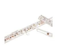 Flauto Do Foro Chiuso Flauto argentato a 16 fori chiusi per esame delle prestazioni professionali per adulti con buona tenuta all'aria