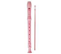 Flauto Dolce Bastone Per Flauto Dolce A 8 Fori Flauto Contralto Incluso | Il suono del flauto è brillante, morbido, bello e preciso.(Pink)