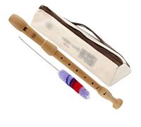 Flauto dolce contralto barocco a 8 fori, strumento musicale in legno, ideale per principianti e adulti, con custodia e bastone per la pulizia, flauto professionale per tutti i livelli di abilità