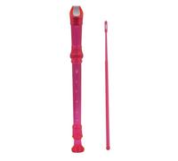 Flauto Dolce Flauto Dolce Soprano A 8 Fori In Materiale ABS Rimovibile | Il suono del flauto è brillante, morbido e bello.(Rose Red)