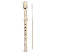 Flauto Dolce Flauto Dolce Soprano Professionale A 8 Fori In ABS | Strumento pratico per il posizionamento facile delle dita dal suono caldo e ricco(White)