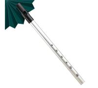 Flauto Dolce Flauto Piccolo Per Registratore Tonale C/D A 6 Fori | Il suono del flauto è brillante, morbido, bello e preciso.(C silver)