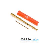 FLAUTO DOLCE HOHNER DUE PEZZI APRIBILE CUSTODIA ARANCIO 9508 SOPRANO PER SCUOLA