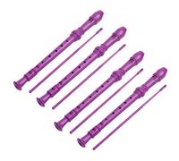 Flauto dolce in ABS viola a 8 fori, strumento per principianti per bambini