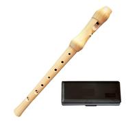 Flauto Dolce In Legno Flauto dolce soprano in legno a 8 fori Clarinetto chiave C verticale for voce acuta con custodia nera