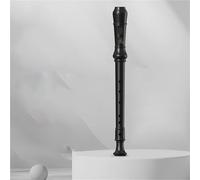Flauto Dolce Professionale Flauto Dolce Soprano In Stile Tedesco A 6 Fori Ideale Per L'insegnamento(Black)