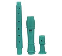 Flauto Dolce Registratore A 8 Fori In Materiale ABS Con Stick | Il suono del flauto è brillante, morbido, bello e preciso.(Cyan)