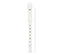 Flauto Dolce Registratore ABS A 8 Fori Design Staccabile Tre Stadi | Design staccabile a tre stadi, il suono del flauto è brillante.(White)