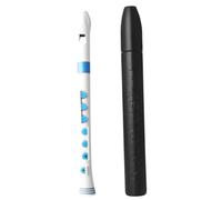 Flauto Dolce Registratore Di Note Alte Per Principianti Facile Da Suonare | Il suono del flauto è brillante, morbido, bello e preciso.(White blue)