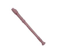 Flauto Dolce Registratori colorati in plastica a sei e otto fori per l'educazione musicale antica e la pratica dei principianti(Pink with a pole)