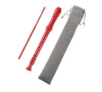 Flauto dolce soprano a 8 fori per clarinetto con borsa per il trasporto, per principianti, rosso