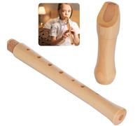 Flauto dolce soprano in legno per bambini e adulti, in stile barocco, in stile tedesco, con custodia rigida e accessori