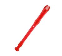 Flauto Dolce Strumenti Musicali Soprano Rimovibile In ABS Da 1 Pezzo | Il suono del flauto è brillante, morbido e bello.(Red)
