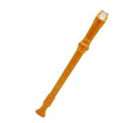 Flauto Dolce Strumenti Musicali Soprano Rimovibile In ABS Da 1 Pezzo | Il suono del flauto è brillante, morbido e bello.(Orange)