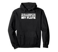Flauto Dritto - Pan Traverso Flautista Flauto Felpa con Cappuccio