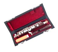 Flauto Ducke In Legno Piccolo C, Tasti Placcati In Argento, Flauto Di Mezza Misura Con Custodia Flauto Traverso per Principiante