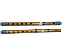 Flauto Fipple e trasversale Set da principiante a professionale indiano in bambù flauto concerto scala naturale C 33 cm bambù indiano Bansuri Vansali Fipple e set trasversale