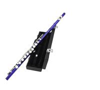 Flauto Flauto 16 Fori Chiusi Aperti Tasto C Flauto Strumento A Fiato Flauto Da Concerto Flauto Professionale Con Tasto E Set Per Principianti(Blue)