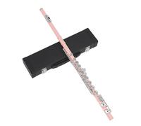 Flauto Flauto A 16 Fori Foro Chiuso Chiave C Rosa Concerto Per Flauto Professionale Con Scatola Di Stoffa Guanto A Fiato Strumento Musicale