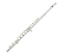Flauto Flauto C-key 16 tasti | Flauto argentato 16 fori chiusi offset G con meccanismo Mi diviso(2)