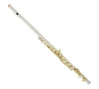 Flauto Flauto Chiuso A 16 Fori Con Chiave In Do Strumento In Rame Bianco Argentato Chiave In Mi Con Scatola