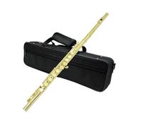 Flauto Flauto Flauto Da Concerto Professionale Placcato Oro A 16 Fori Aperti Chiusi