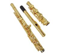 flauto Flauto Professionale Flauti Placcati In Oro Pulsante Francese Diviso E Meccanismo Flauto Con Gamba B 17 Fori Aperti