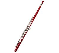 Flauto Flauto Tono C A 16 Fori Con Chiave E Strumento A Fiato Rosso Chiave Chiusa Kit Flauto In Cupronichel Per Principianti