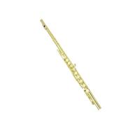 Flauto Flauto traverso a 16 fori con chiave in Do strumento placcato in oro con borsa scatola in pelle panno per la pulizia accessori