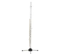 Flauto Foro Chiuso 16 Chiavi Flauto 16/17 Fori Placcato Argento Flauto Traverso Otturatore Chiave C Con Strumento Musicale Chiave E(1000RBE)