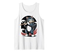 Flauto Gatto Musica Classica Flauto Giocatore Gattino Flautista Flautista Canotta