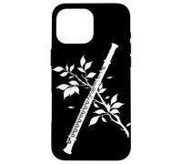 Flauto Grafico Strumento a fiato Orchestra Custodia per iPhone 16 Pro Max
