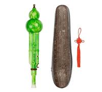 Flauto Hulusi ABS Hulusi In Chiave Di C Zucca Cinese Cucurbita Flauto Colore Verde Strumento A Fiato Con Custodia Rigida