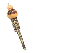 Flauto Hulusi, flauto a zucca, Handmade Natural Hulusi B Flat C Key Wind Instrument