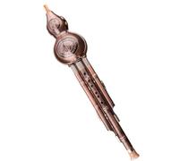 Flauto Hulusi, flauto a zucca, Hulusi C Key B Flat Copper Plated 3 Tone Wind Instrument For Beginners And Adults