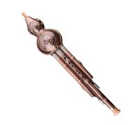 Flauto Hulusi, flauto a zucca, Hulusi C Key B Flat Copper Plated 3 Tone Wind Instrument For Beginners And Adults