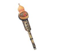 Flauto Hulusi, flauto a zucca, Natural Hulusi B Flat C Key Beginner Wind Instrument Handmade