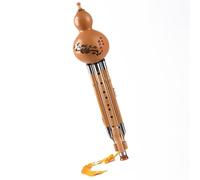 Flauto Hulusi Flauto Di Zucca A Nove Fori Strumento A Fiato Nazionale Cinese Flauto Cucurbita Hulusi Con Accessori (Color : C key)